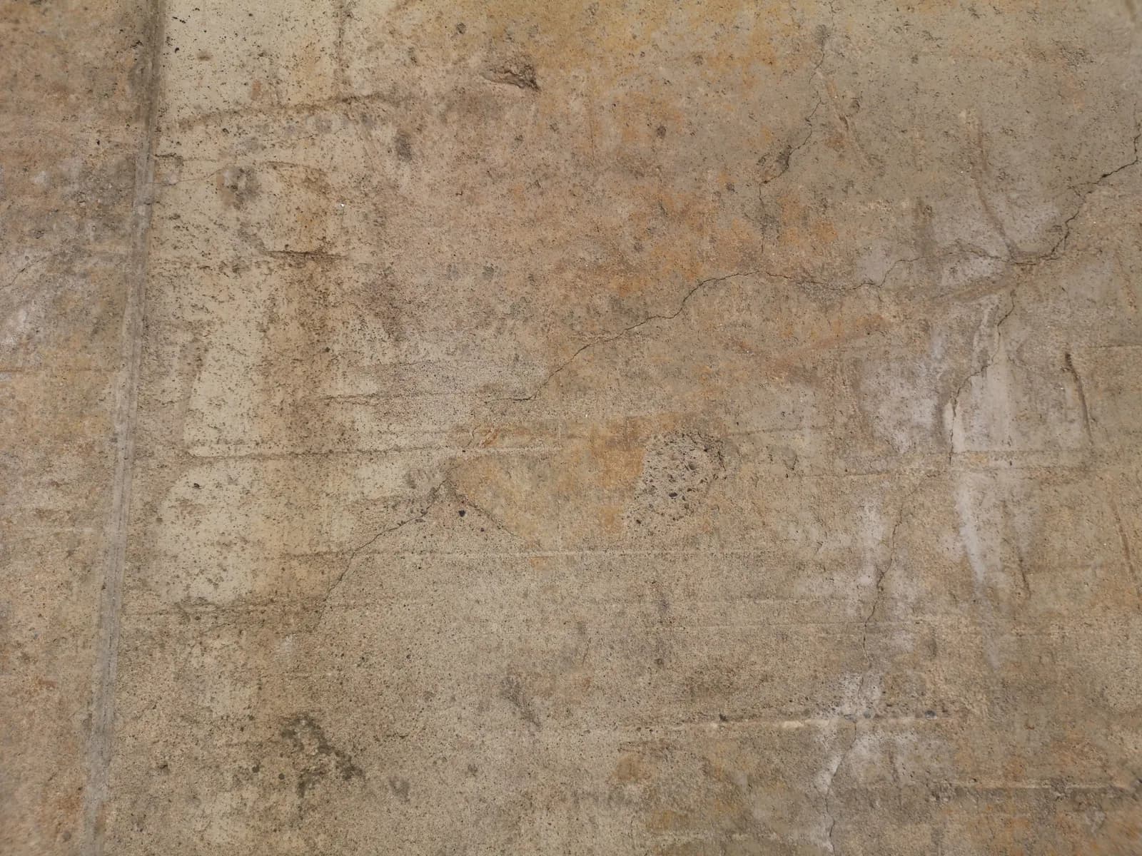 A weathered concrete surface in close detail