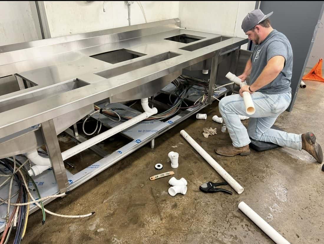 Commercial plumbing work by Streamlined Plumbing in Baldwin County, Alabama